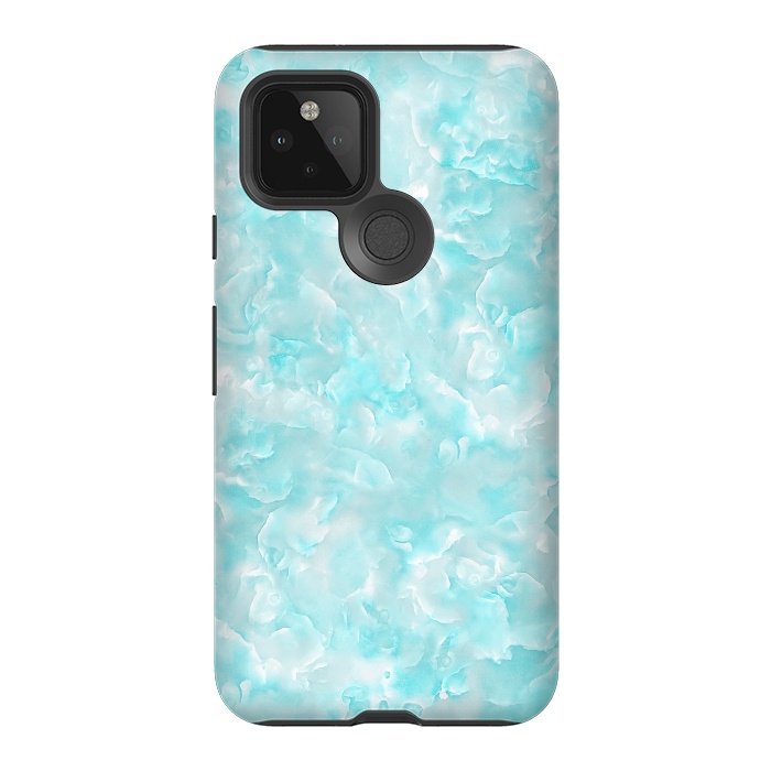 Pixel 5 StrongFit Aqua White Mother of pearl by  Utart