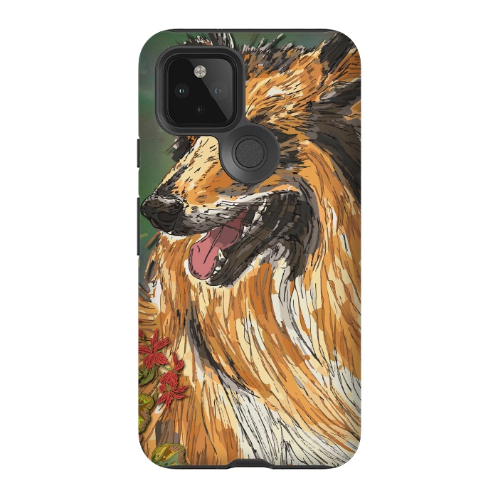 Pixel 5 StrongFit Rough Collie (Summer) by Lotti Brown