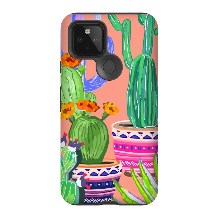 Pixel 5 StrongFit Cactus wonderland by MUKTA LATA BARUA