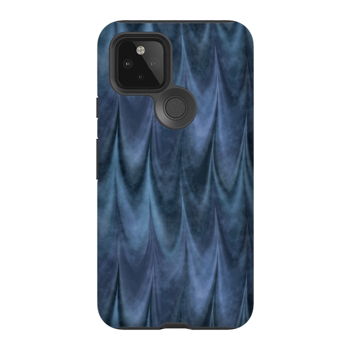 Pixel 5 StrongFit Blue Wbstract Waves by Andrea Haase