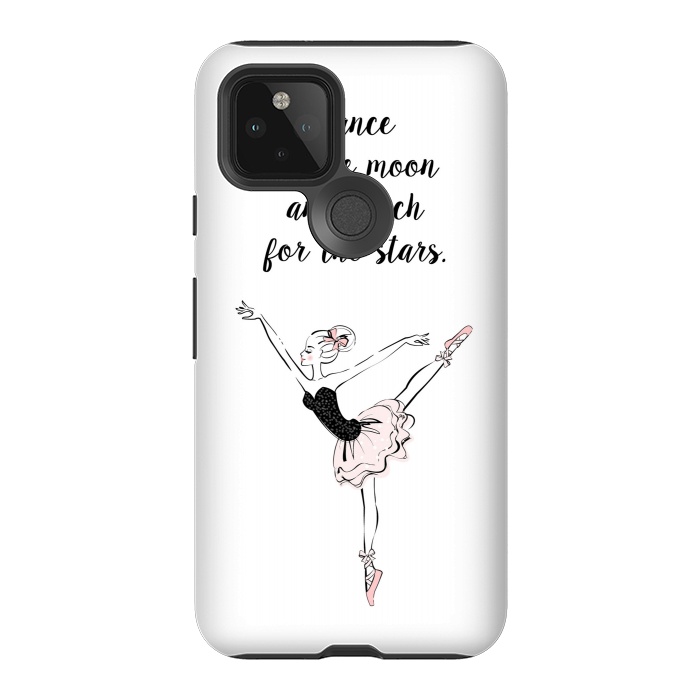Pixel 5 StrongFit Little Ballerina Dance Quote by Martina