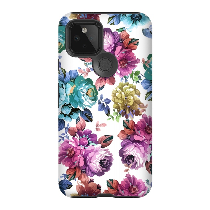 Pixel 5 StrongFit Fluorescent Roses by Creativeaxle