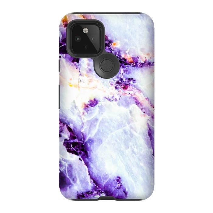 Pixel 5 StrongFit Marble violet by Mmartabc