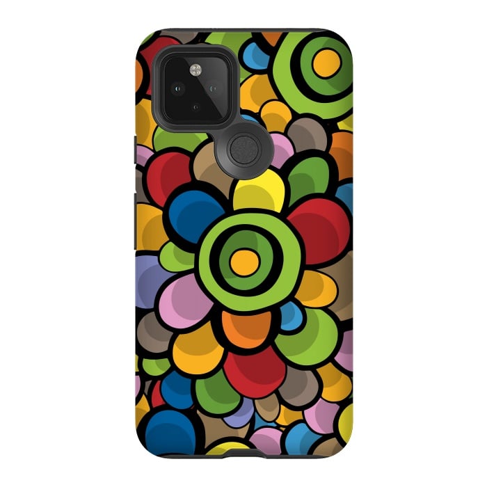 Pixel 5 StrongFit Spring Bubble Flower by Majoih