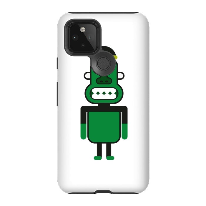 Pixel 5 StrongFit green monkey by TMSarts