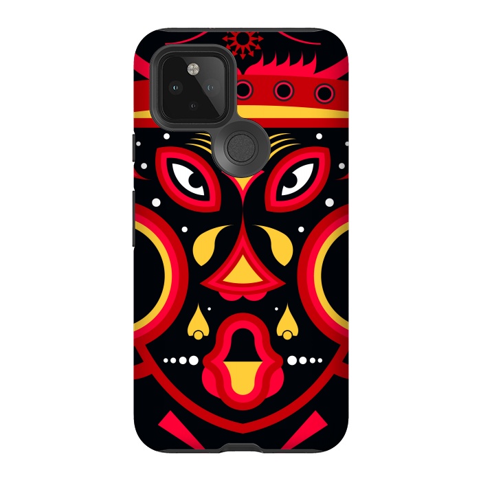 Pixel 5 StrongFit ceremonial tribal mask by TMSarts