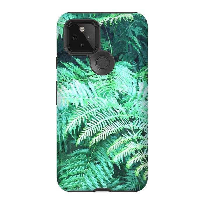 Pixel 5 StrongFit Fern Tropical Leaves by Alemi