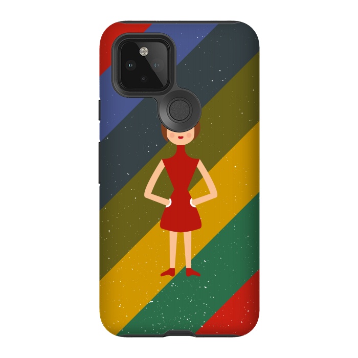 Pixel 5 StrongFit fashionable girl standing by TMSarts