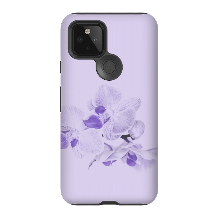 Pixel 5 StrongFit Purple Orchid Flower by Andrea Haase
