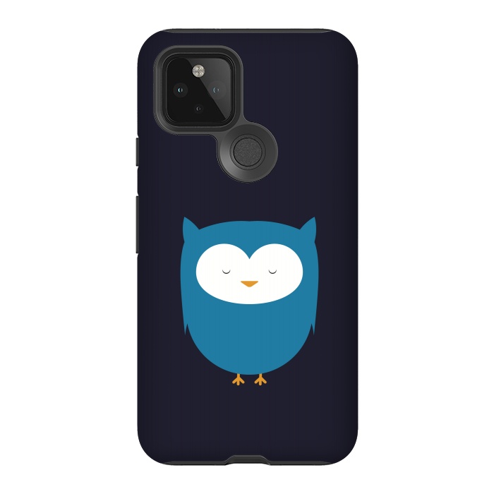 Pixel 5 StrongFit cute owl standing by TMSarts