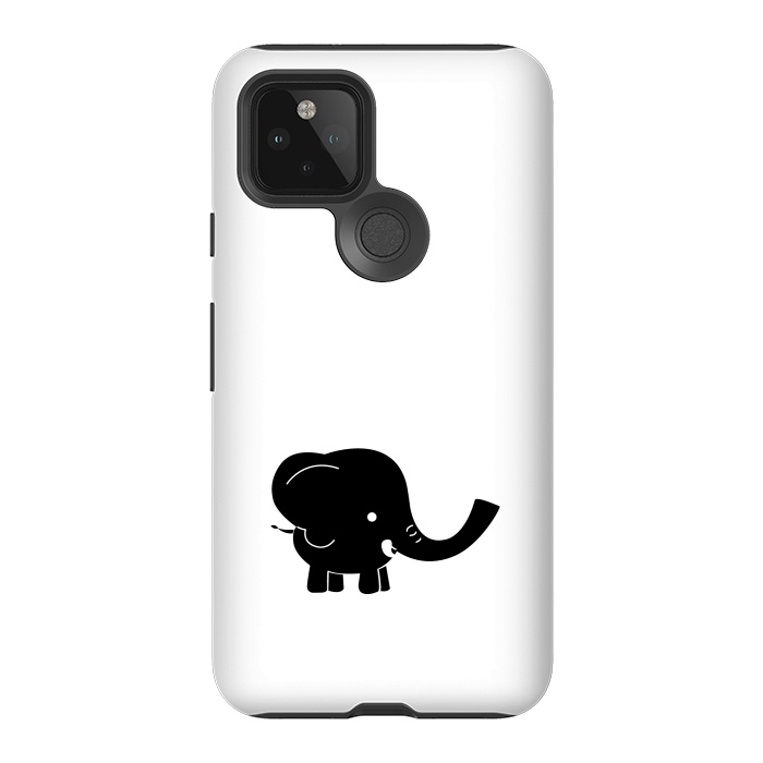 Pixel 5 StrongFit Cute elephant cartoon by TMSarts