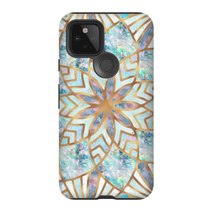 Pixel 5 StrongFit Mother of Pearl Mandala by  Utart