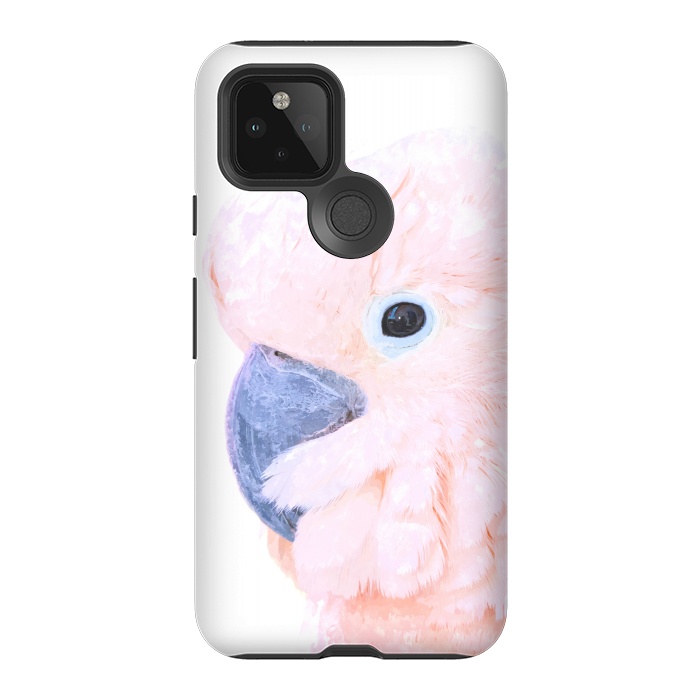 Pixel 5 StrongFit Pink Cockatoo by Alemi
