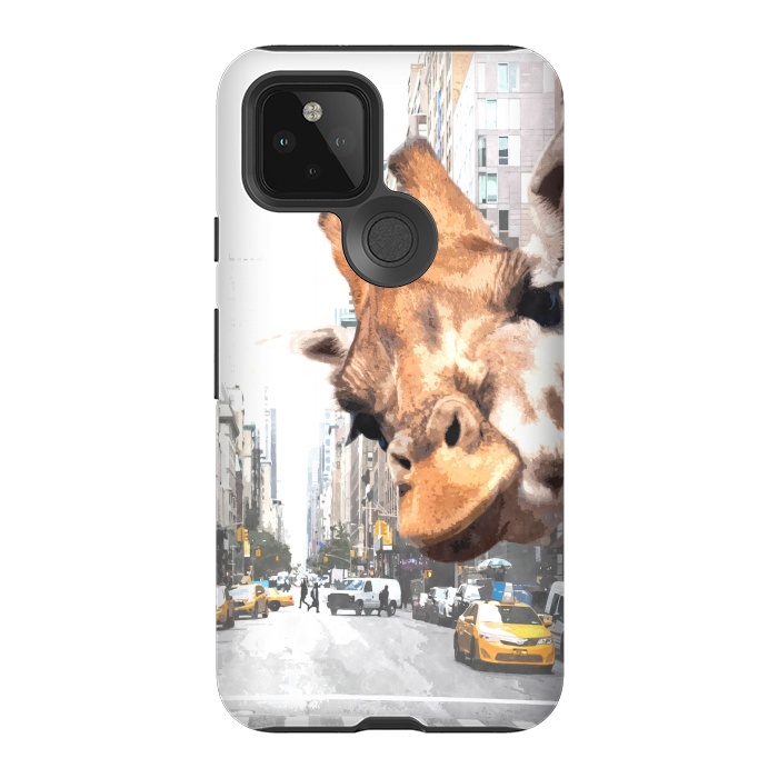 Pixel 5 StrongFit Selfie Giraffe in NYC by Alemi