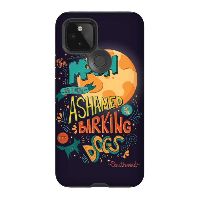 Pixel 5 StrongFit The moon is not ashamed by the barking of dogs by Jelena Obradovic