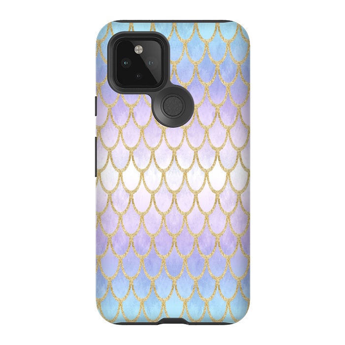 Pixel 5 StrongFit Pretty Mermaid Scales 06 by Angelika Parker