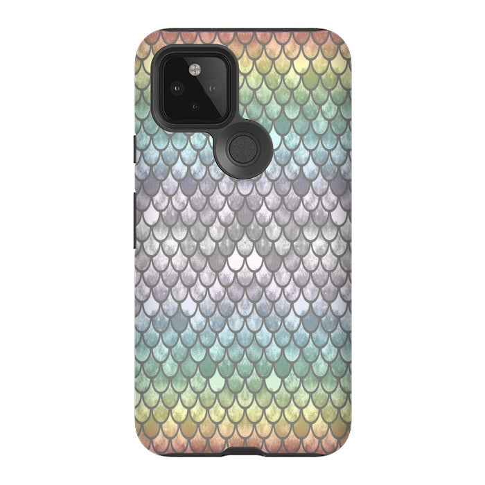 Pixel 5 StrongFit Pretty Mermaid Scales 11 by Angelika Parker