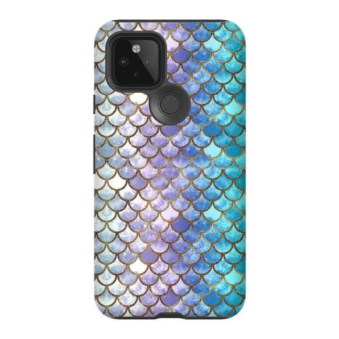Pixel 5 StrongFit Pretty Mermaid Scales 38 by Angelika Parker