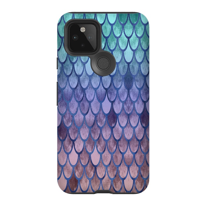 Pixel 5 StrongFit Pretty Mermaid Scales 99 by Angelika Parker