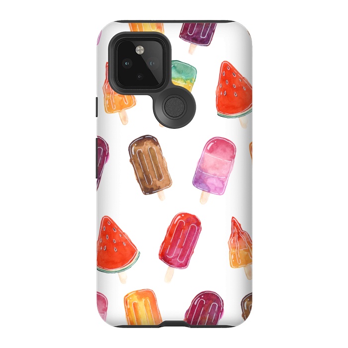 Pixel 5 StrongFit Summer Popsicle Print by Becky Starsmore