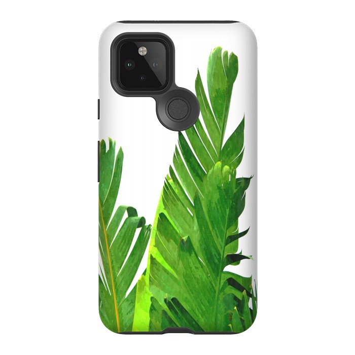 Pixel 5 StrongFit Palm Banana Leaves by Alemi