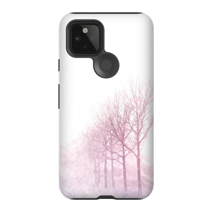 Pixel 5 StrongFit Pink Trees by Alemi