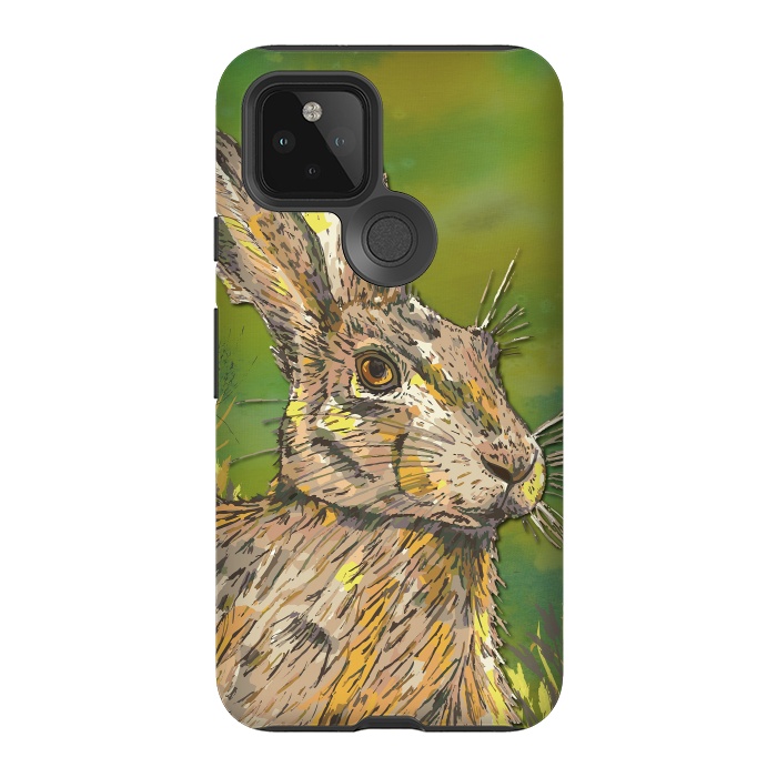 Pixel 5 StrongFit Summer Hare by Lotti Brown