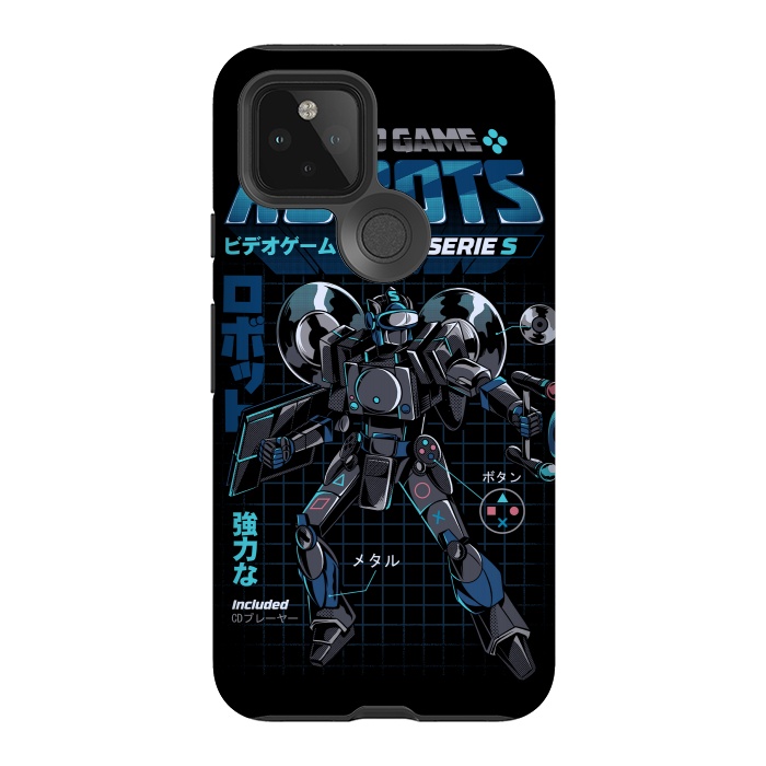 Pixel 5 StrongFit Video Game Robot - Model S by Ilustrata