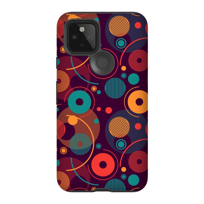 Pixel 5 StrongFit colorful rounded shapes by TMSarts