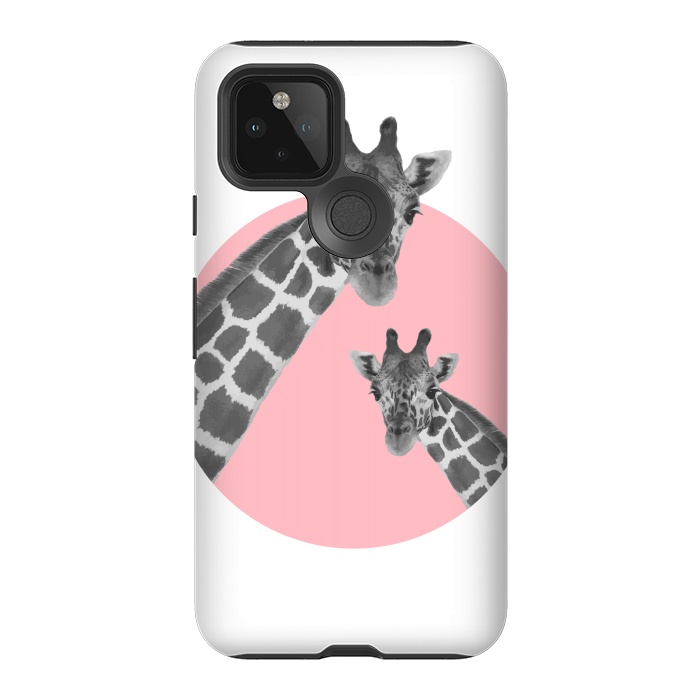Pixel 5 StrongFit Giraffe Love by MUKTA LATA BARUA