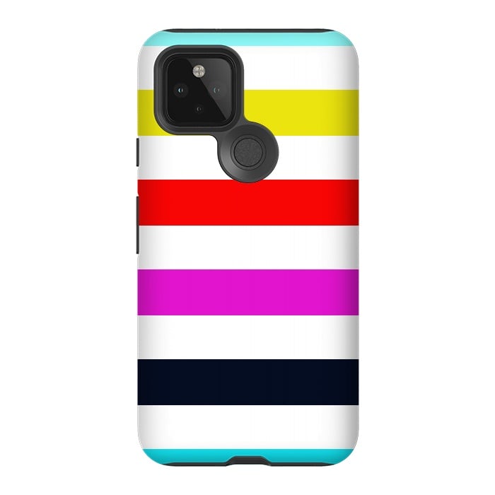 Pixel 5 StrongFit rainbow stripes by Vincent Patrick Trinidad