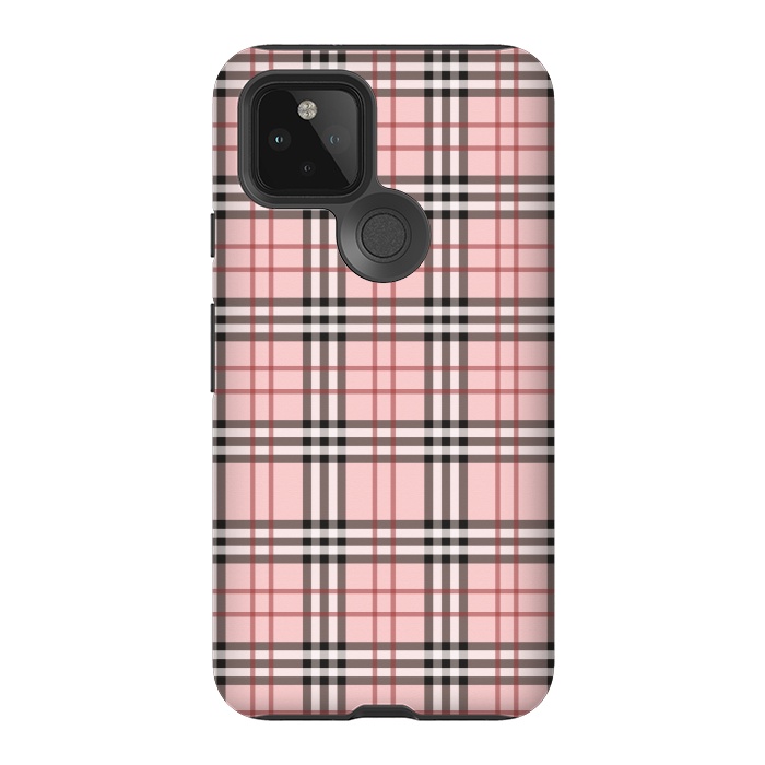 Pixel 5 StrongFit Luxury Plaid by Quirk It Up