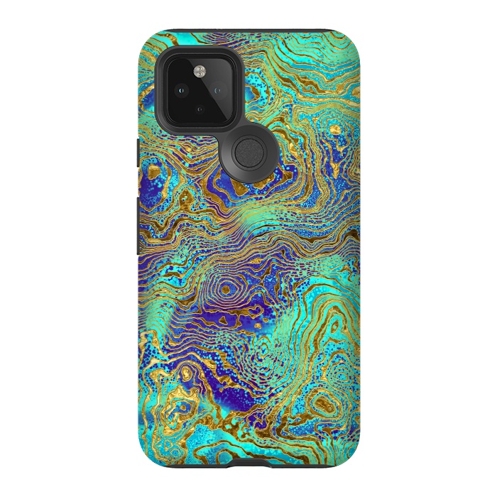 Pixel 5 StrongFit Abstract Marble II by Art Design Works