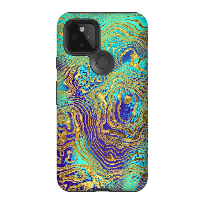 Pixel 5 StrongFit Abstract Marble IV by Art Design Works