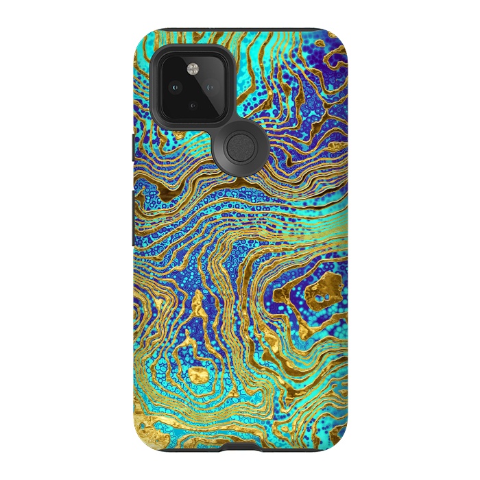 Pixel 5 StrongFit Abstract Marble III by Art Design Works
