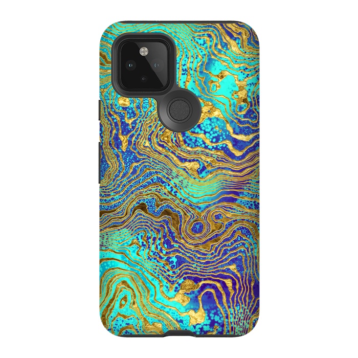 Pixel 5 StrongFit Abstract Marble V by Art Design Works