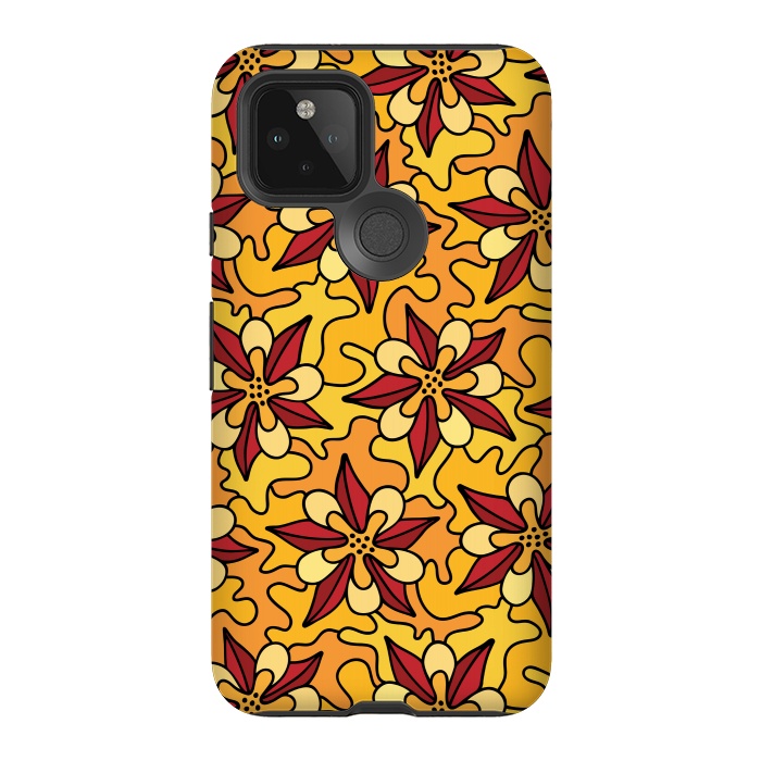 Pixel 5 StrongFit Aquilegia Pattern by Majoih