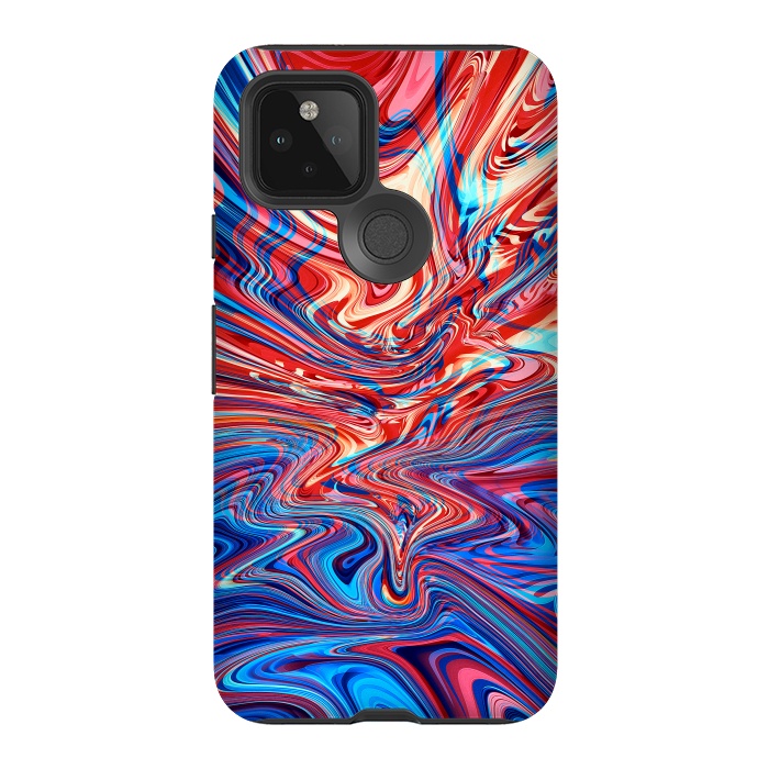 Pixel 5 StrongFit Abstract Waves by Art Design Works