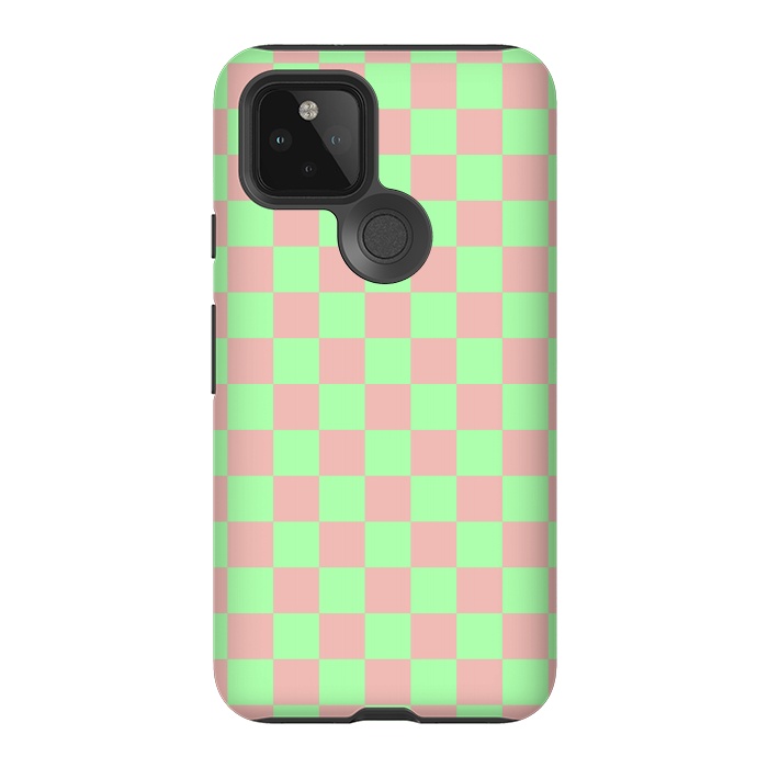 Pixel 5 StrongFit Checkered Pattern I by Art Design Works