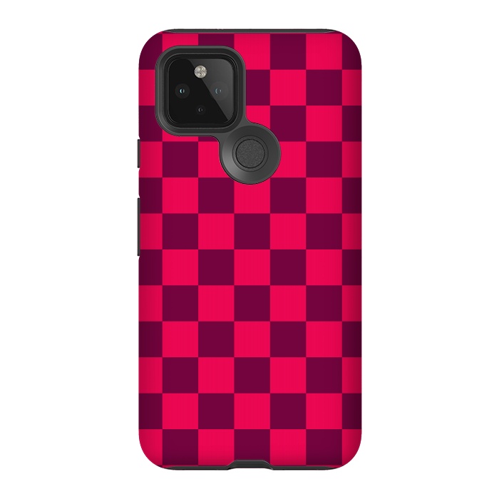 Pixel 5 StrongFit Checkered Pattern IV by Art Design Works