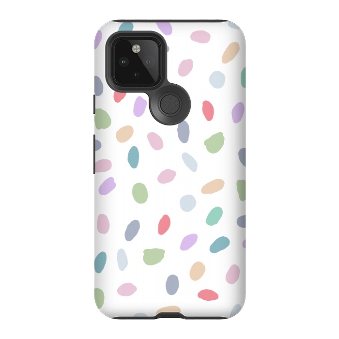 Pixel 5 StrongFit Color Oval Dots by Creativeaxle