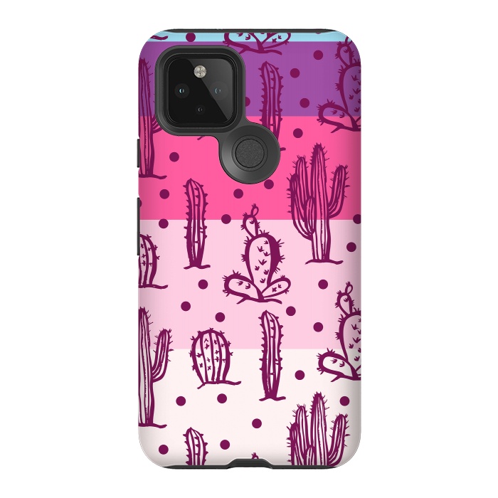 Pixel 5 StrongFit Cactus in Pink Tones by Rossy Villarreal