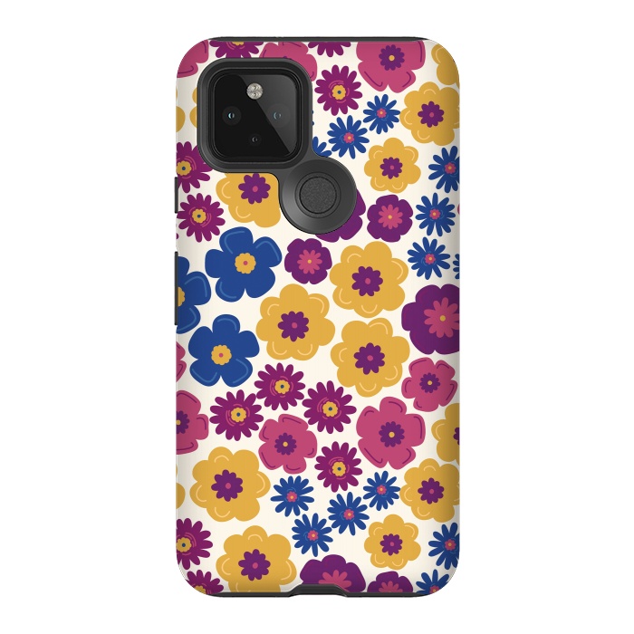 Pixel 5 StrongFit Pop Floral by TracyLucy Designs