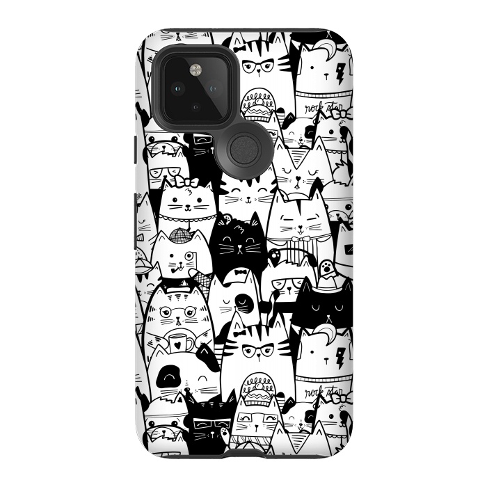 Pixel 5 StrongFit Itty Bitty Kitty Committee by Noonday Design