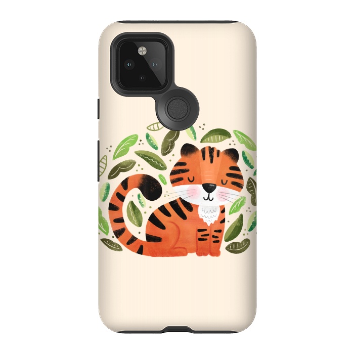 Pixel 5 StrongFit Tiger Cutie by Noonday Design