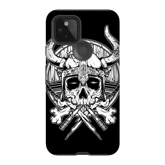 Pixel 5 StrongFit Skull Viking by Afif Quilimo