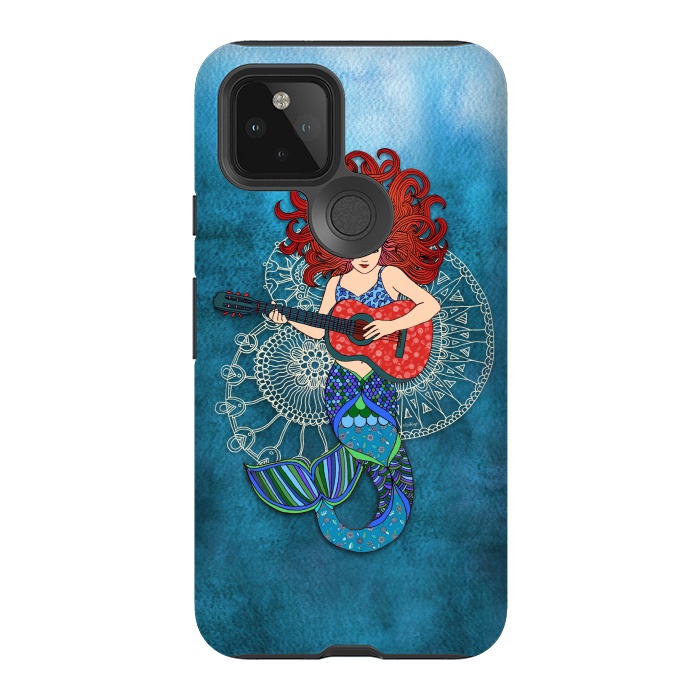 Pixel 5 StrongFit Musical Mermaid by Micklyn Le Feuvre
