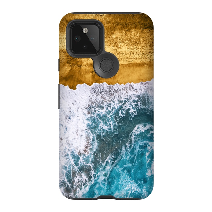 Pixel 5 StrongFit Tropical XVI - Golden Beach by Art Design Works