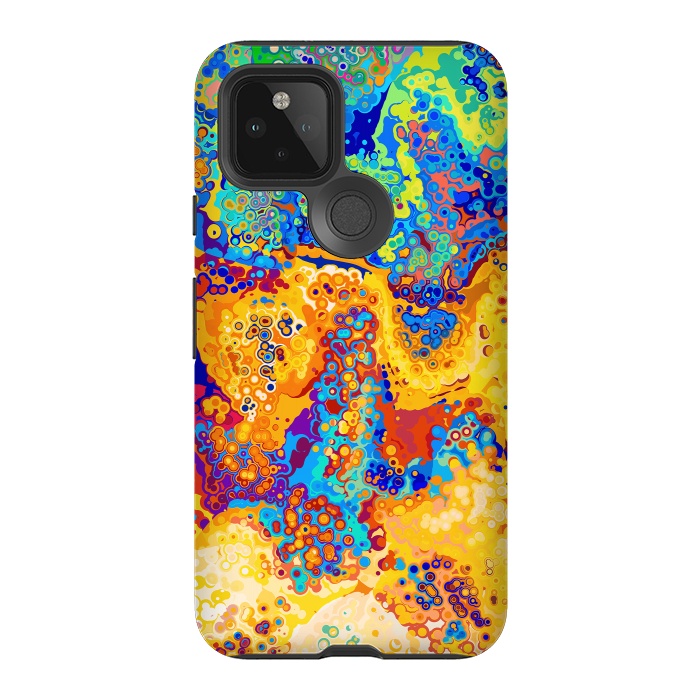 Pixel 5 StrongFit Colorful Cells Pattern Design by Art Design Works