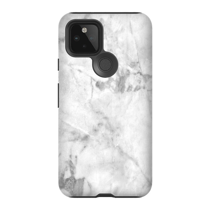 Pixel 5 StrongFit White Marble II by amini54